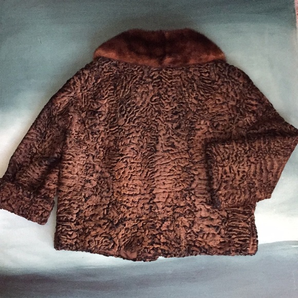 Vintage Schiaparelli Persian Lamb Mink Jacket - Picture 3 of 12